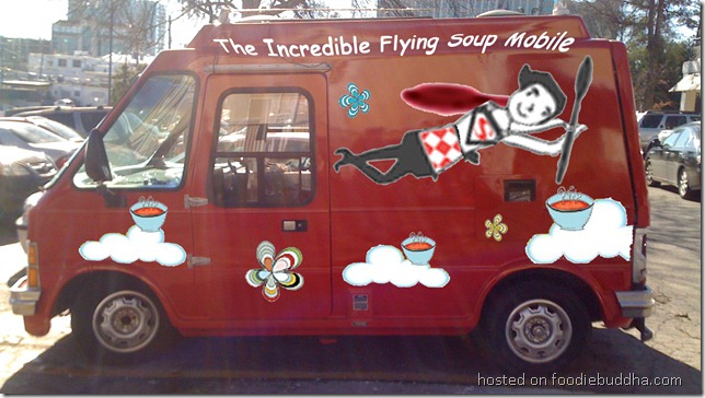the incredible flying soup mobile