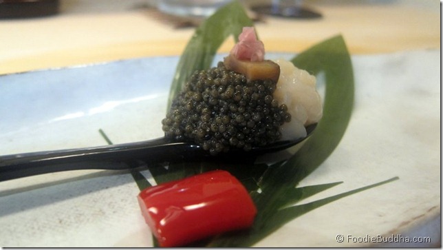 urasawa caviar dish