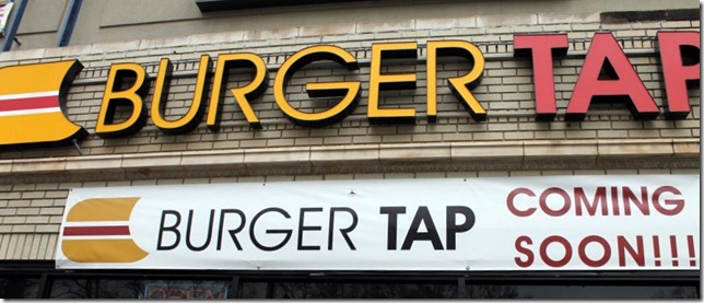 burger tap storefront