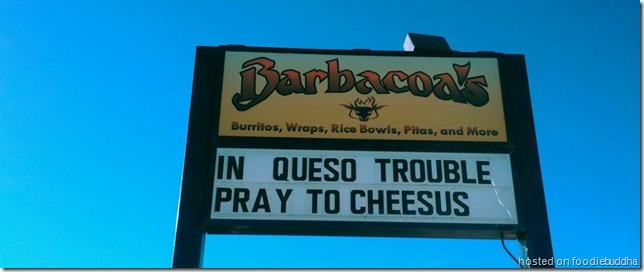 funny burrito sign